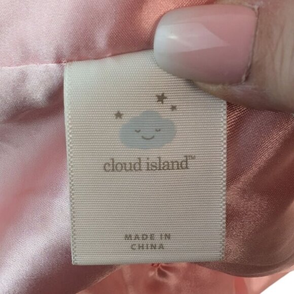 Cloud Island Pink Flamingo Lovey Baby Security Blanket Satin Trim & Back - Picture 6 of 6